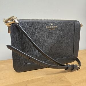 Kate Spade New York ~ Lena Double Compartment Pebbled Leather Crossbody Bag